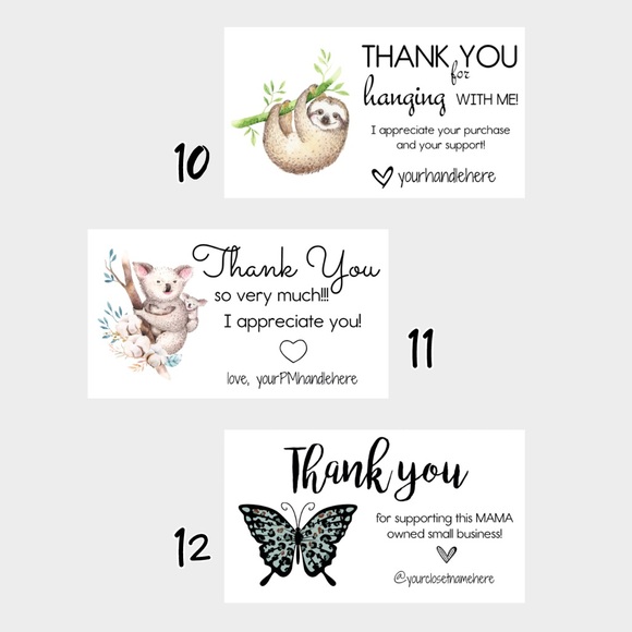 NO OFFERS! You Pick 30/30 Personalized Cards Stickers Bundle - Picture 7 of 11